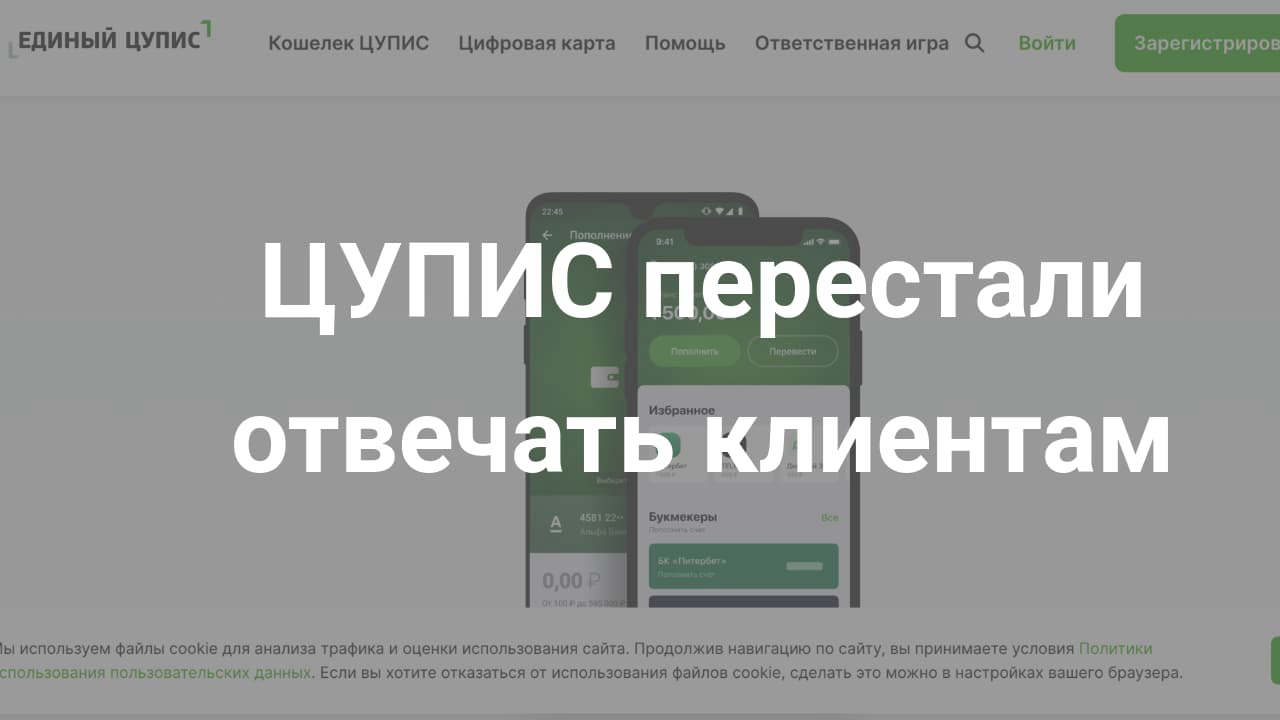 Картинка для Проблемы у ЦУПИС - не работает поддержка клиентов