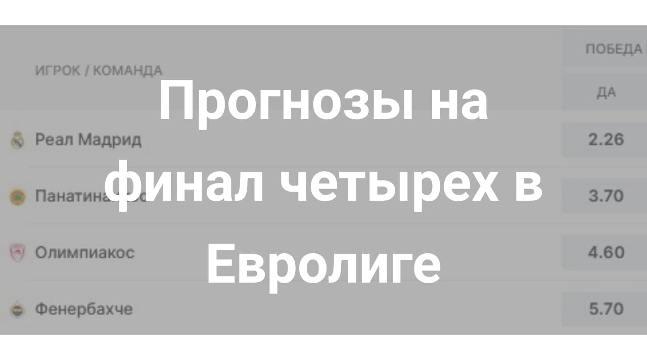 Картинка для Анализ финала четырех в Евролиге 2024